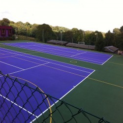 Netball Court Painting in Church End 10