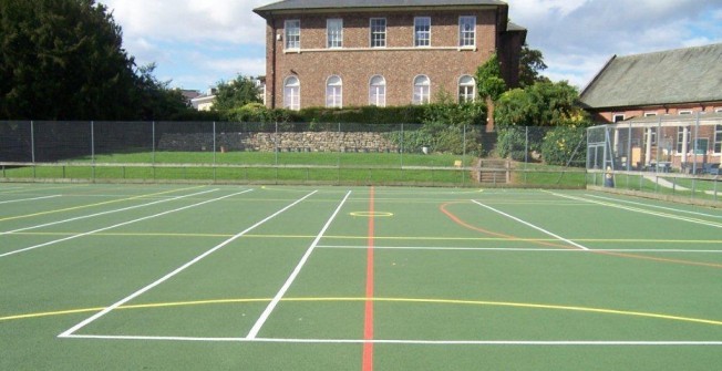Netball Court Surfaces in Moor End