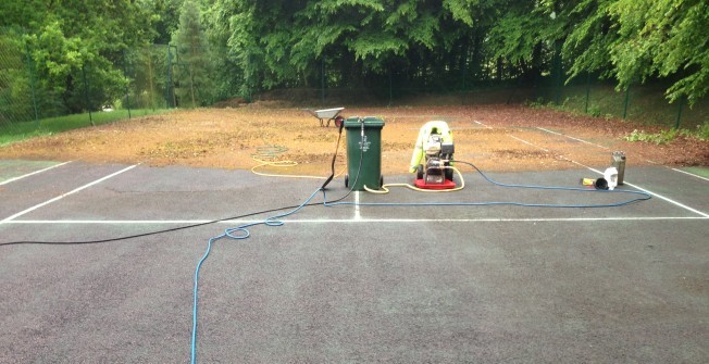 Netball Court Cleaning in Newton
