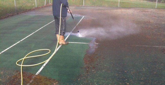 Netball Surface Repair in West End