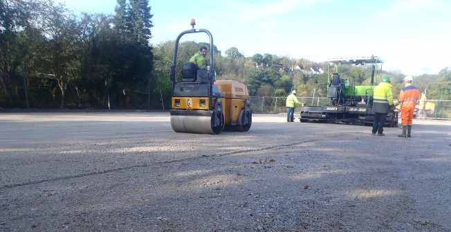 Netball Surface Installation in Carmarthenshire