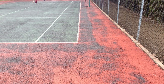 Netball Surface Maintenance in Almshouse Green