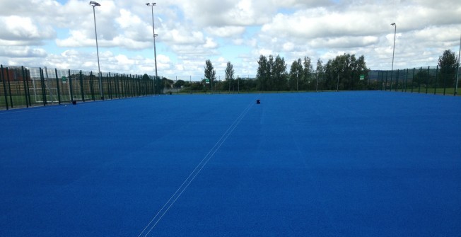 Netball Court Markings in Newton