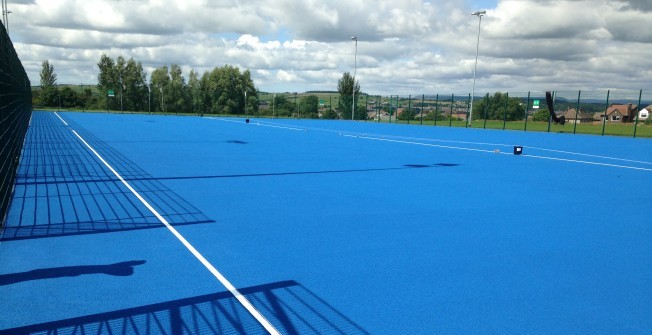 Netball Line Marking in Church End